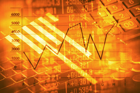 Finance data conceptの写真素材