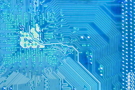 close-up of electronic circuit boardの写真素材