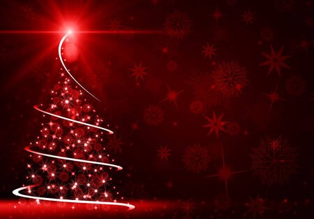 Abstract Christmas Treeの写真素材
