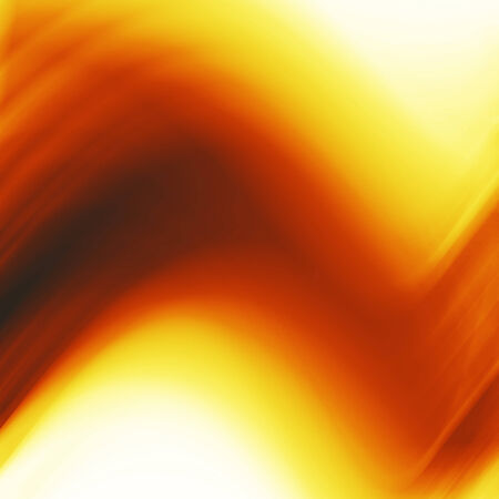 Orange and yellow background of abstract warm curvesの写真素材