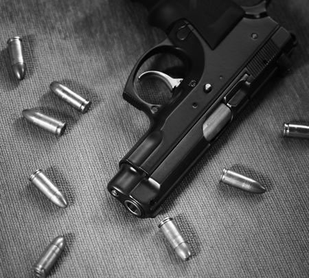 Guns and ammunition