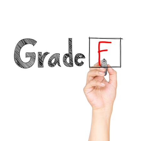 Hand drawn Education ratingの写真素材