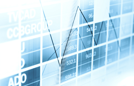 Finance data conceptの写真素材