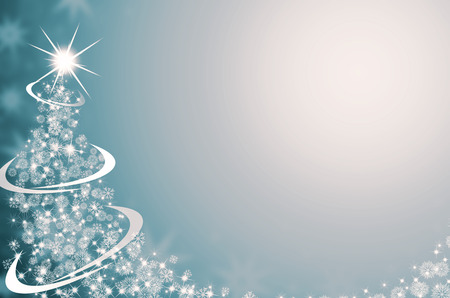 abstract  Xmas background with snowflakesの写真素材