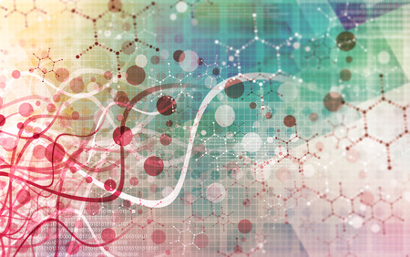 Science Research as a Concept for Presentationの写真素材