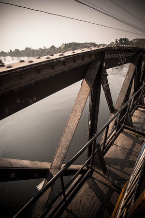 Railway Bridge tham krasae Kanchanaburi thailand.