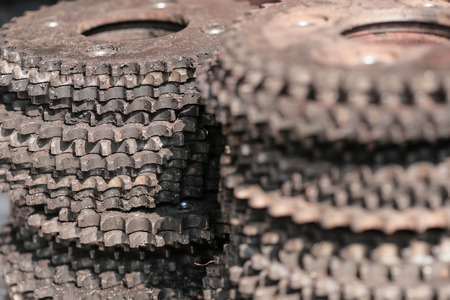 rear wheel of a motorcycle