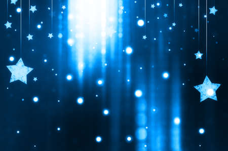 Winter christmas background with snowflakesの写真素材