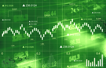 Finance data conceptの写真素材