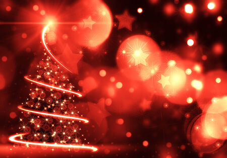 Abstract Christmas Treeの写真素材