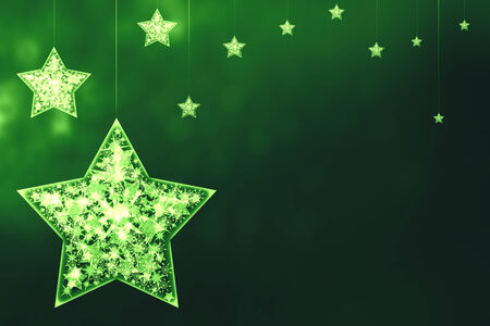 Festive Christmas background with starsの写真素材