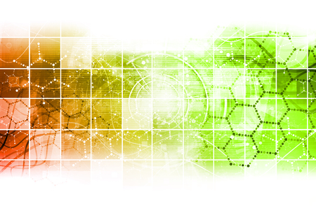 Science Research as a Concept for Presentationの写真素材