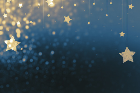 Winter christmas background with snowflakesの写真素材
