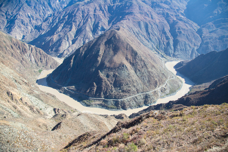 Mountains in the Tibet of Chinaの写真素材