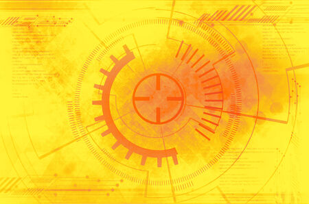 Dark technology backgroundの写真素材