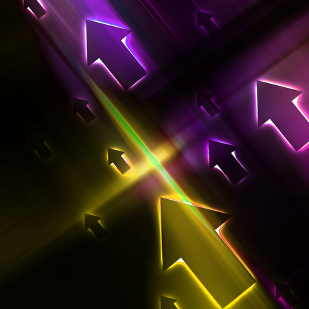 Abstract Arrowsの写真素材