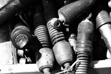car shock absorberの写真素材