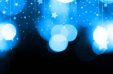 Winter christmas background with snowflakesの写真素材