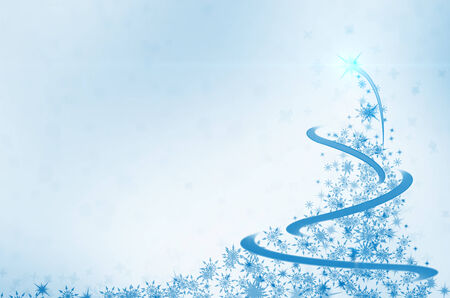 Winter christmas background with snowflakesの写真素材