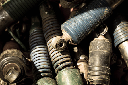 car shock absorberの写真素材