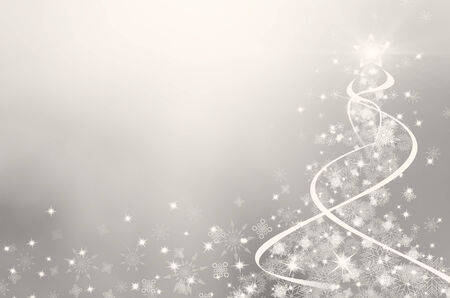 Winter christmas background with snowflakesの写真素材