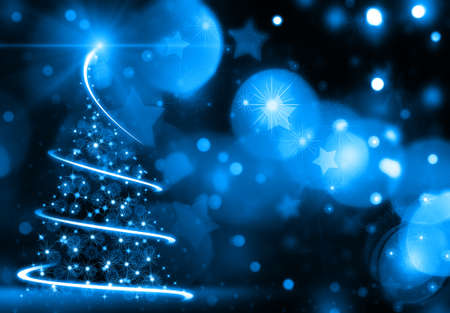 Abstract Christmas Treeの写真素材