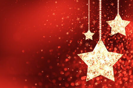 Winter christmas background with snowflakesの写真素材
