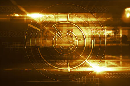 Dark technology backgroundの写真素材