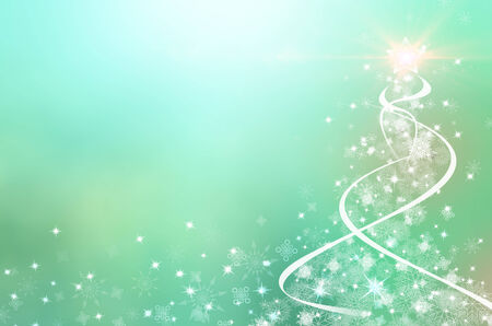 Winter christmas background with snowflakesの写真素材