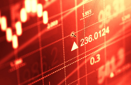 Finance data conceptの写真素材