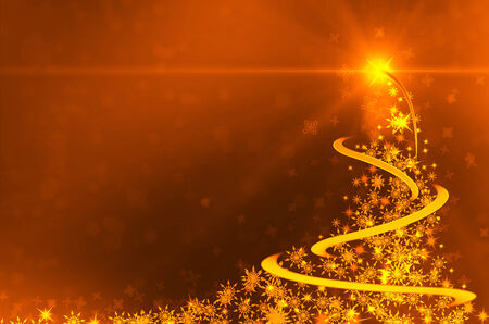 Winter christmas background with snowflakesの写真素材