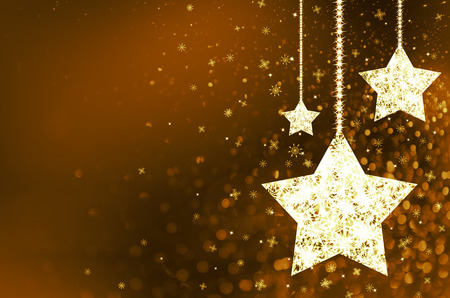 Winter christmas background with snowflakesの写真素材