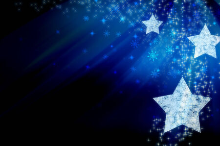 Winter christmas background with snowflakesの写真素材