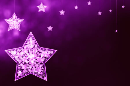 Festive Christmas background with starsの写真素材