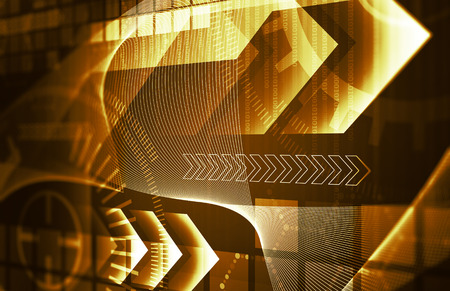 Abstract Arrowsの写真素材