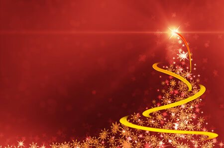 Winter christmas background with snowflakesの写真素材