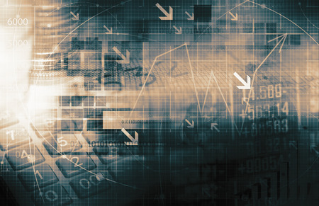 Finance data conceptの写真素材