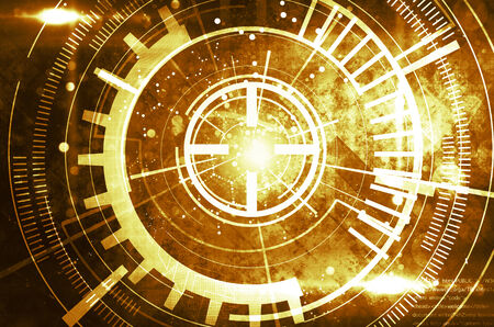 Dark technology backgroundの写真素材
