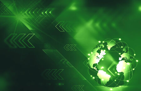 Map technology light designの写真素材