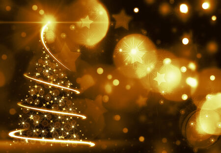 Abstract Christmas Treeの写真素材
