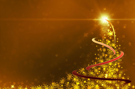 Winter christmas background with snowflakesの写真素材