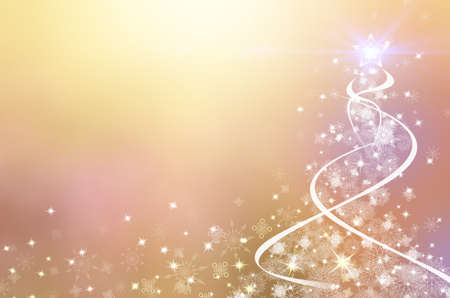Winter christmas background with snowflakesの写真素材