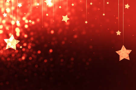 Winter christmas background with snowflakesの写真素材