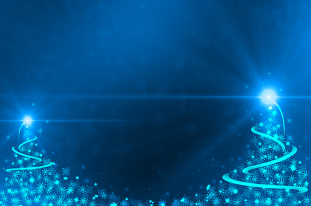 Winter christmas background with snowflakesの写真素材