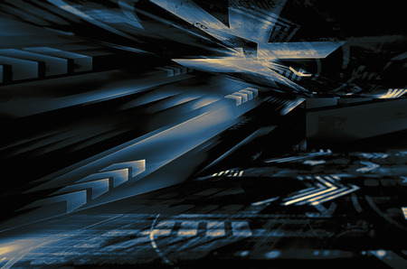 Digital  background image with technologyの写真素材