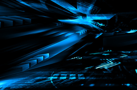 Digital  background image with technologyの写真素材