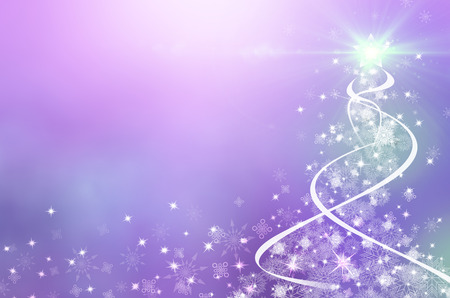 Winter christmas background with snowflakesの写真素材