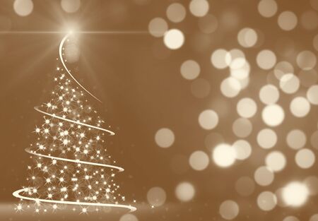 Abstract Christmas Treeの写真素材