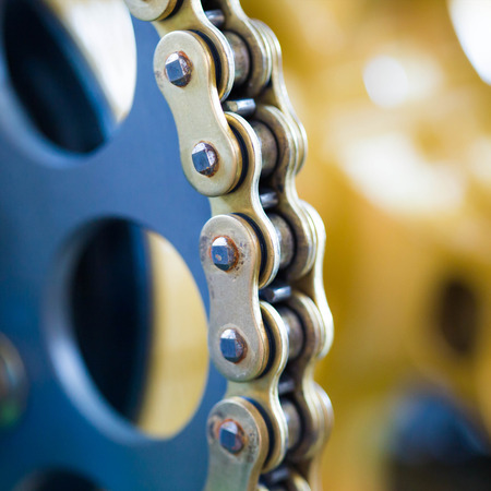 motorcycle chainの写真素材