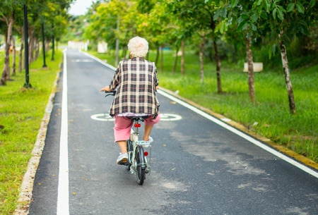 bike laneの写真素材
